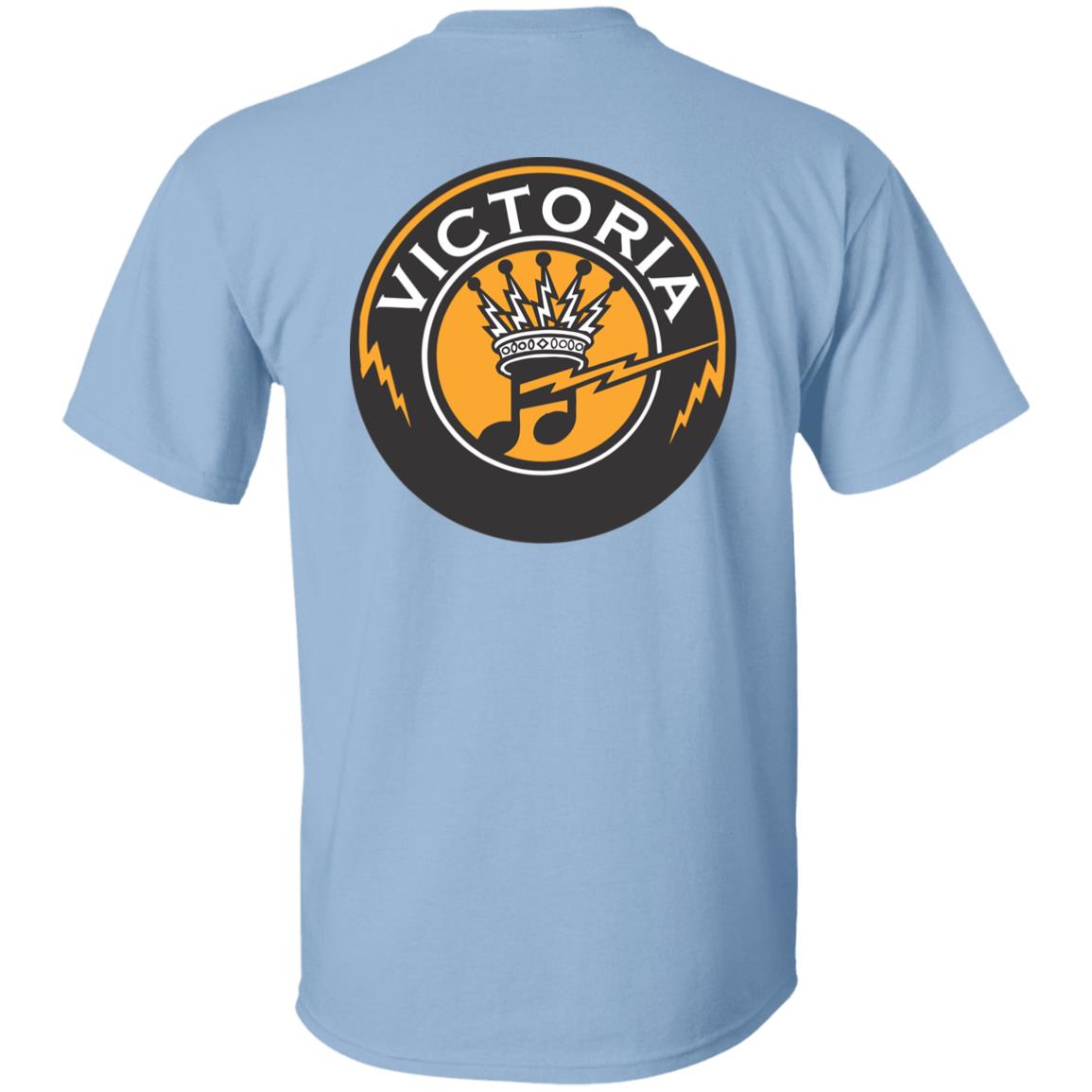 T-Shirt with Black Victoria Logo on Front and Victoria Bug on back ...